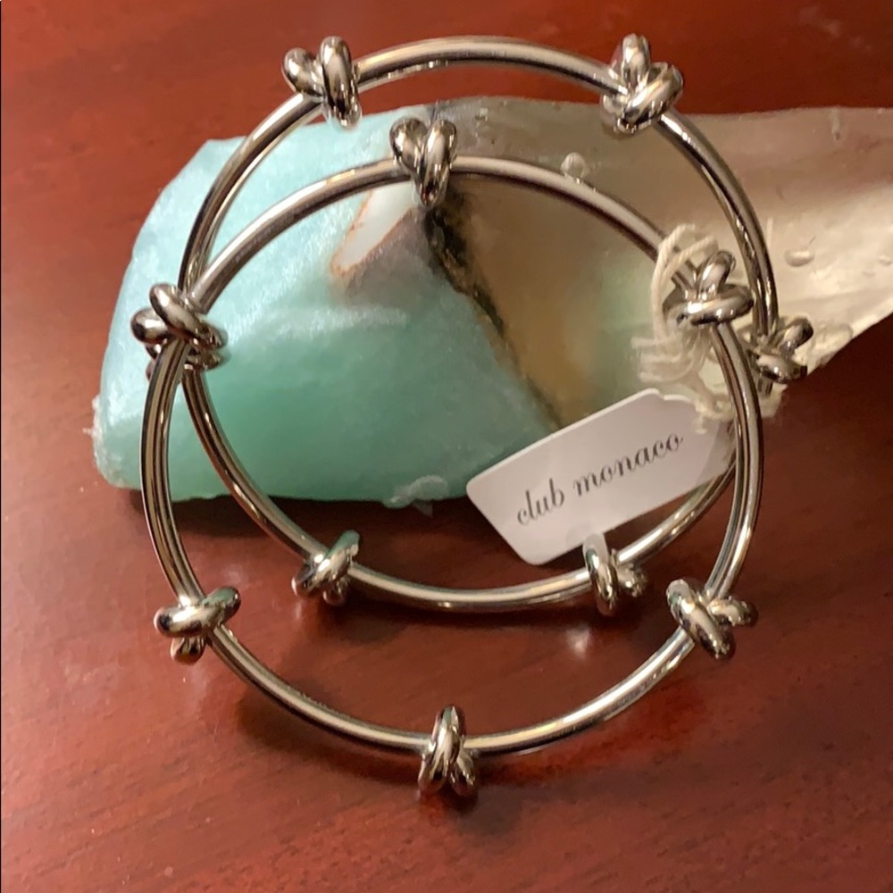Club Monaco Knot Bangle Bracelets